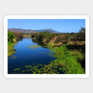 Stuart Creek Looking Towards Mount Stuart Sticker